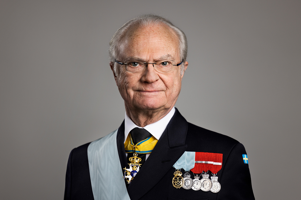 Bild på svenska konungen